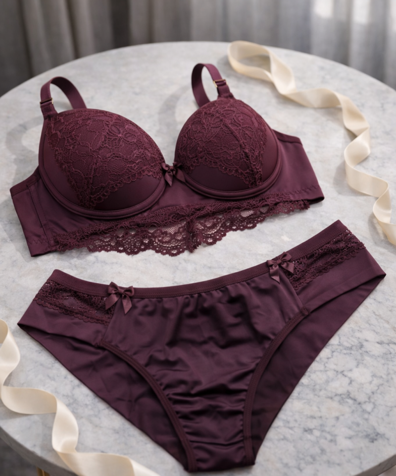 Conjunto Néia — Conjuntos de Lingerie, Conjuntos Plus Size — SKU 317217. Cor: Romance, Marinho, Rubro, Preto. Tamanho: GG, 48, 50, 52