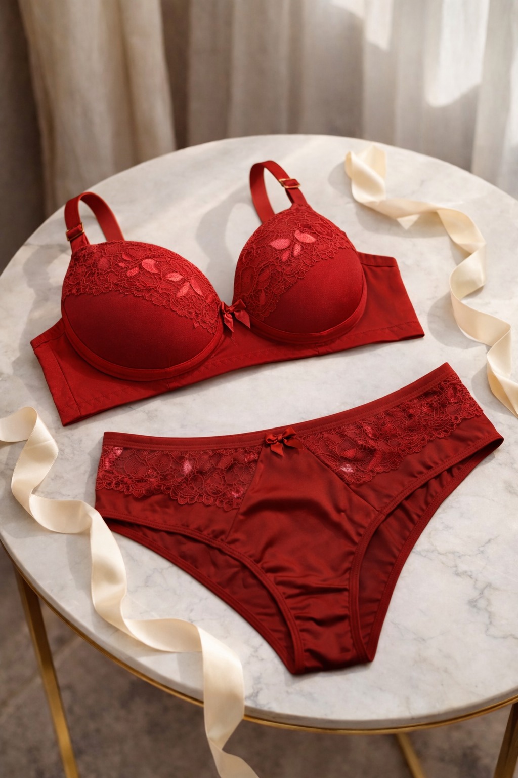 Conjunto Plus Size Romilda — Conjuntos de Lingerie, Conjuntos Plus Size — SKU 363365. Cor: Romance, Marinho, Rubro, Preto. Tamanho: GG, 48, 50, 52