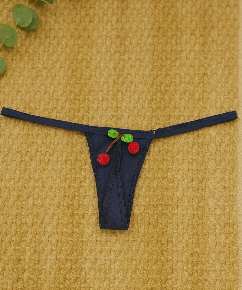 Calcinha Cereja — Calcinhas Femininas, Leve Tudo com Desconto — SKU CAL-CEREJA. Cor: Romance, Teos, Marinho, Sandia. Tamanho: M
