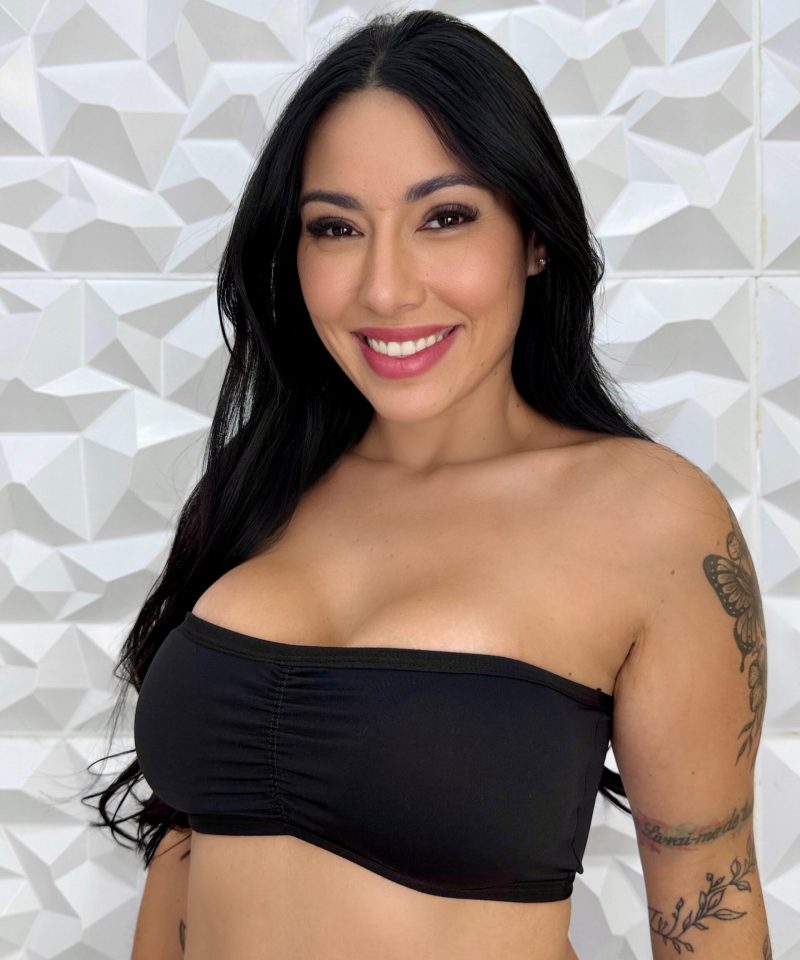 Sutiã Top Faixa — Leve Tudo com Desconto, Sutiãs Femininos — SKU TOP-FAIXA. Cor: Preto, Branco, Chocolate. Tamanho: P, M, G, GG